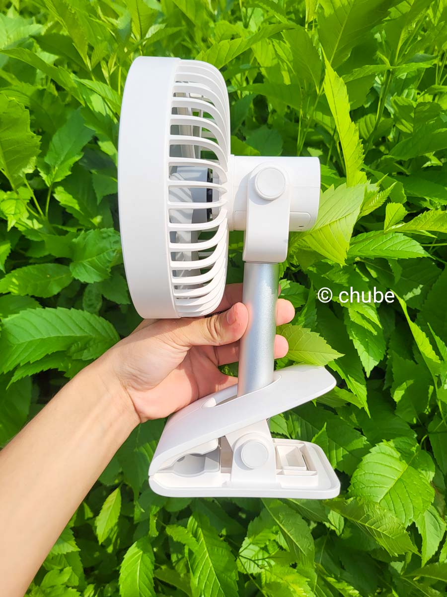 Quạt kẹp mini đa năng Jisulife F7B - 3 cấp độ gió - ảnh 2
