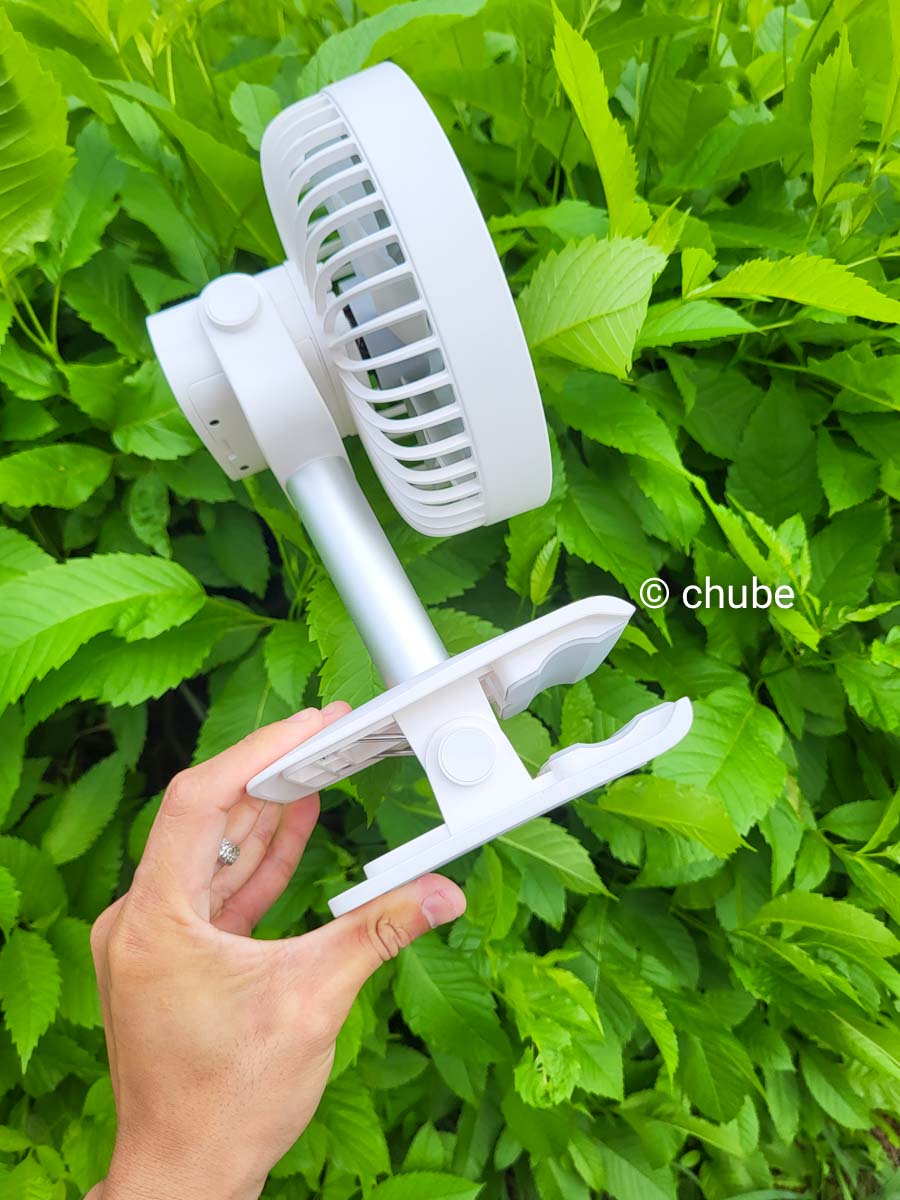 Quạt kẹp mini đa năng Jisulife F7B - 3 cấp độ gió - ảnh 3