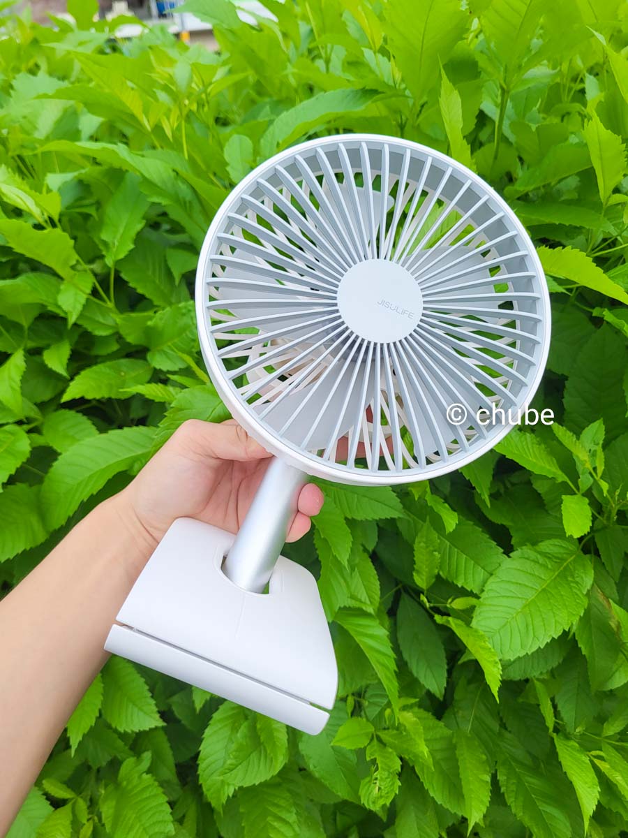 Quạt kẹp mini đa năng Jisulife F7B - 3 cấp độ gió - ảnh 4