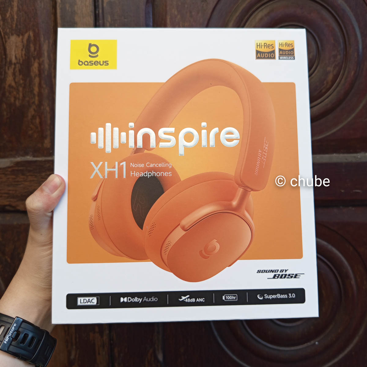 Tai nghe chụp tai Baseus Inspire XH1 ANC LDAC Sound by Bose
