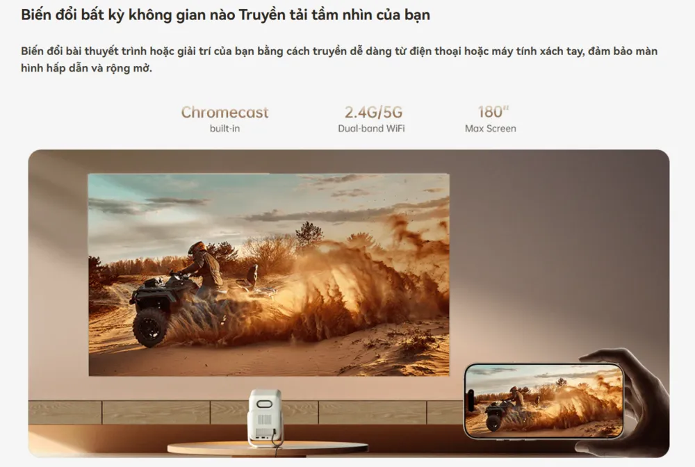 Máy chiếu Xiaomi Wanbo T2 Ultra - Hình ảnh 9