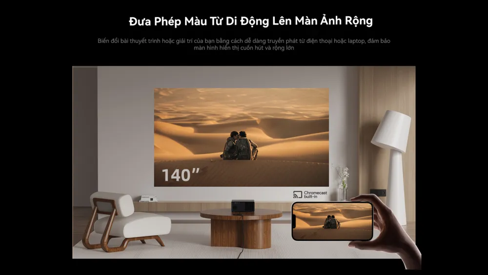 Máy chiếu Wanbo X5 Pro - Hình ảnh điều khiển từ xa