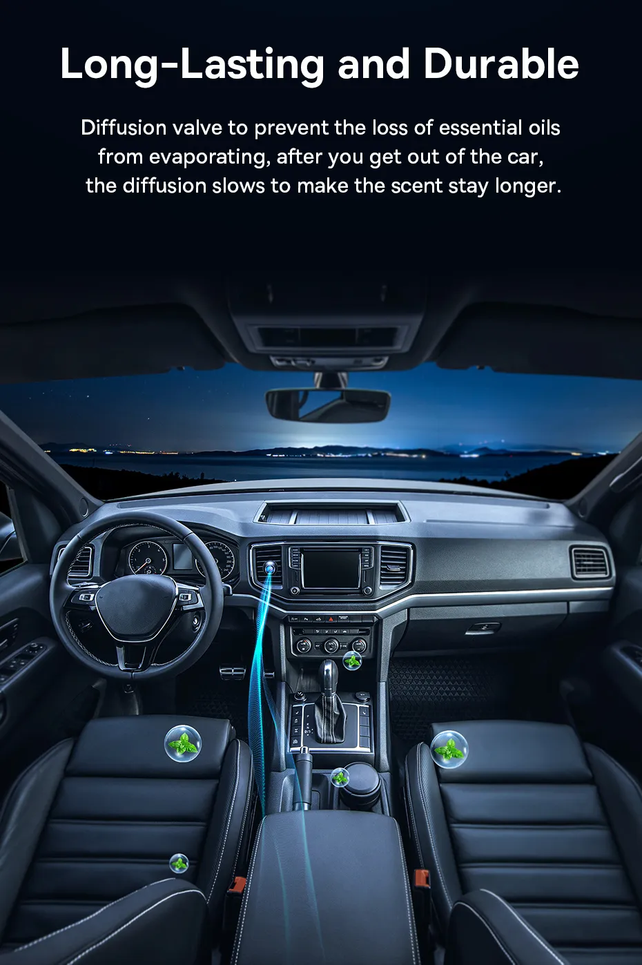 Phiên bản màu xanh dương của Baseus Graceful Car Fragrance