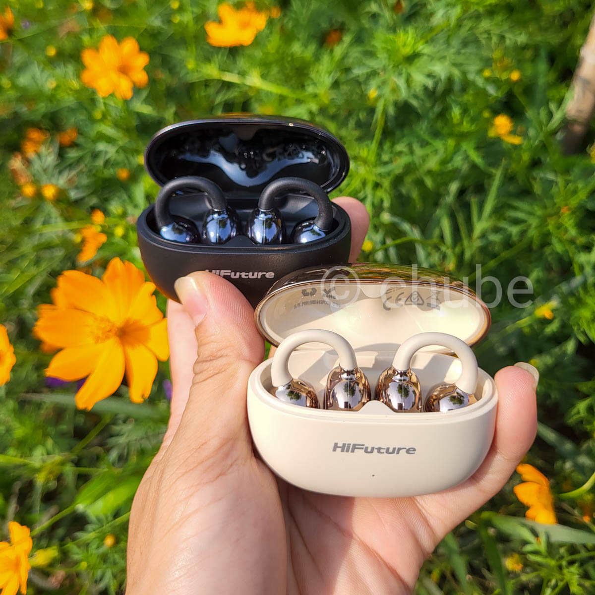 Tai nghe Bluetooth gài tai HiFuture Flex Clip OWS - Thiết kế tiện lợi
