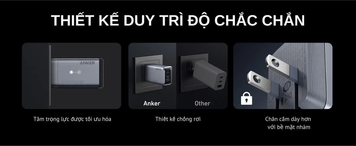 Củ sạc Anker A2688 với công nghệ GaNPrime cho hiệu suất sạc tối ưu