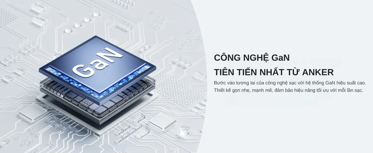 Củ sạc nhanh 100W ANKER Nano GaN B2679 1C - Chụp góc 1