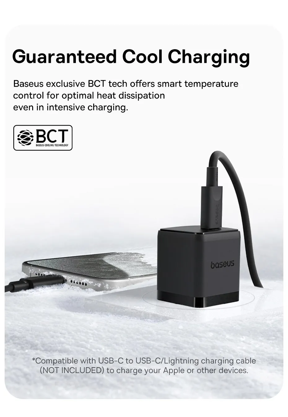 Tính năng bảo vệ của sạc Baseus Palm 1C 20W - Hình 06