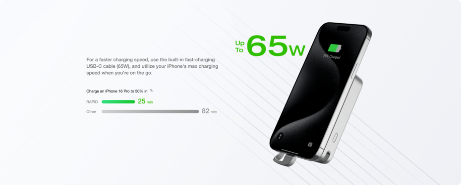 Pin dự phòng nam châm EcoFlow RAPID 10000mAh - Chụp góc 4