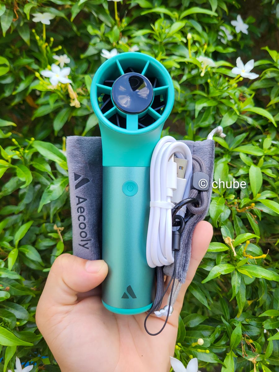 Quạt Cầm Tay Mini AECOOLY Aero Ultra Vỏ Nhôm