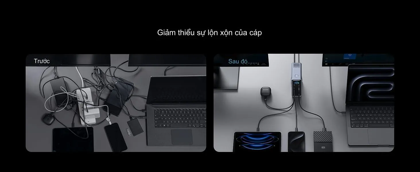 Thiết kế nhỏ gọn, tiện lợi của Anker Prime A83B6
