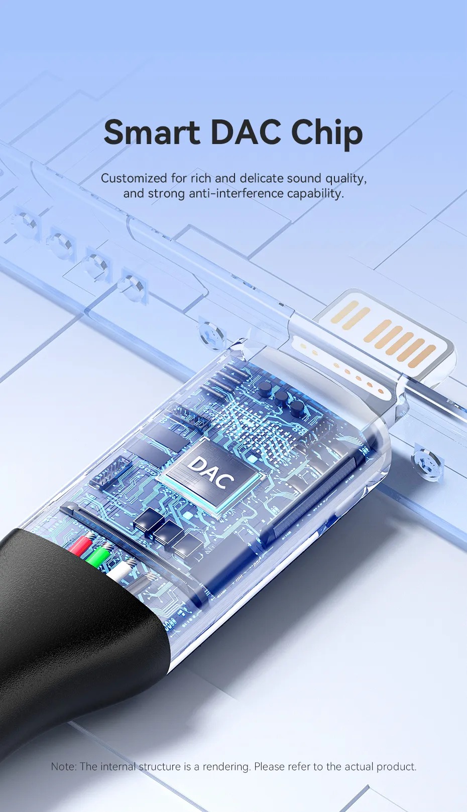 Cáp âm thanh có chip DAC VENTION BMB cho chất lượng vượt trội