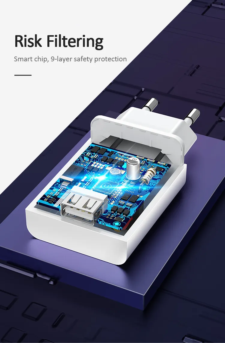 Củ sạc Usams CC083 chất liệu ABS bền bỉ