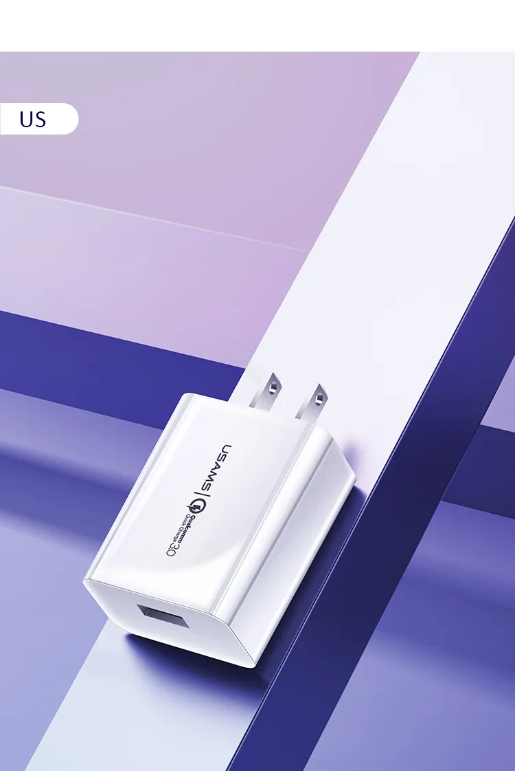 Chi tiết thông số củ sạc nhanh 18W USAMS