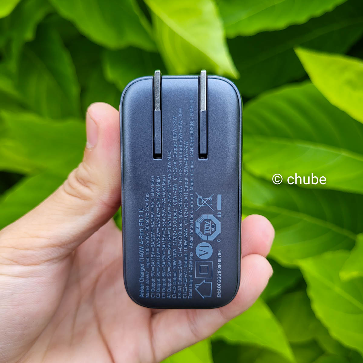 Củ sạc nhanh 140W ANKER Zolo B2697 3C1A - 20250502_172939