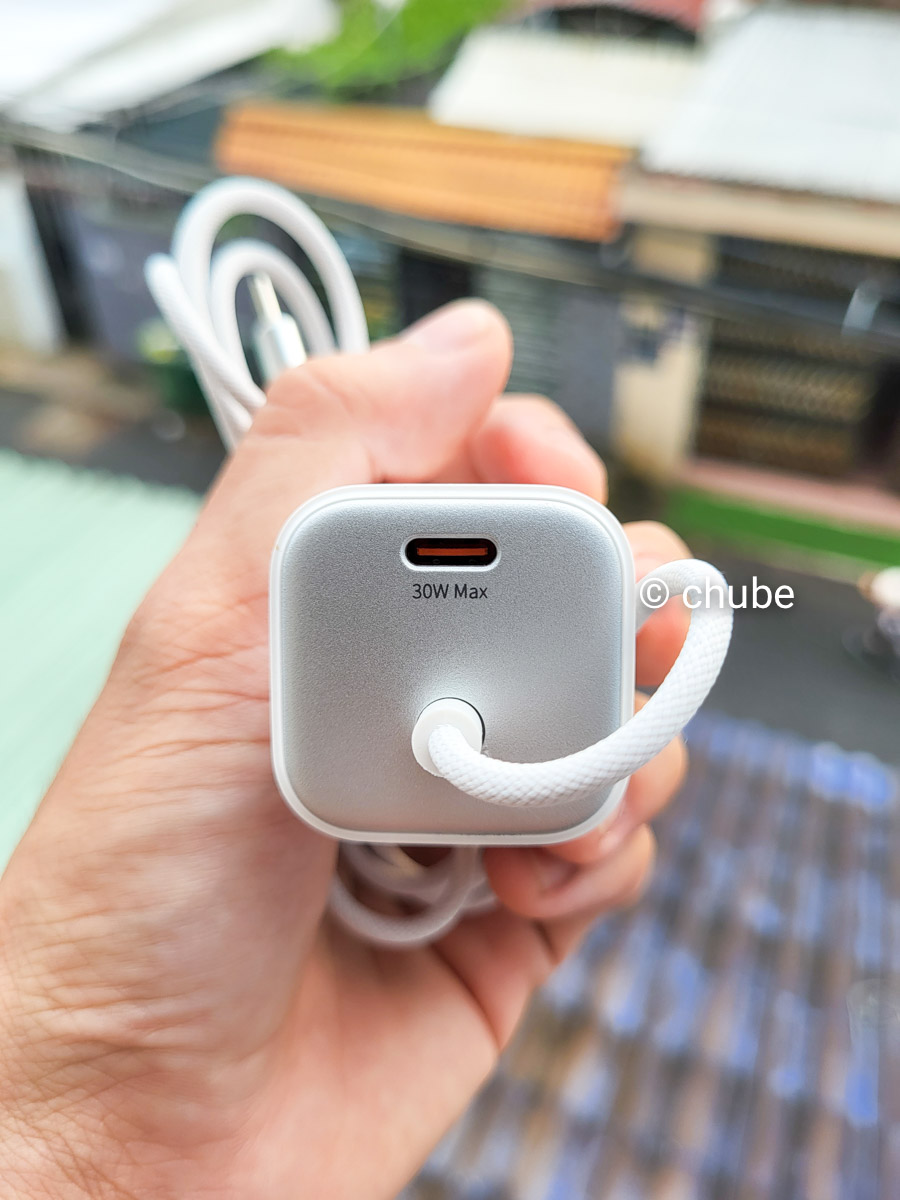Củ sạc 30W GaN USAMS CC271 Type-C - 20250516_172856