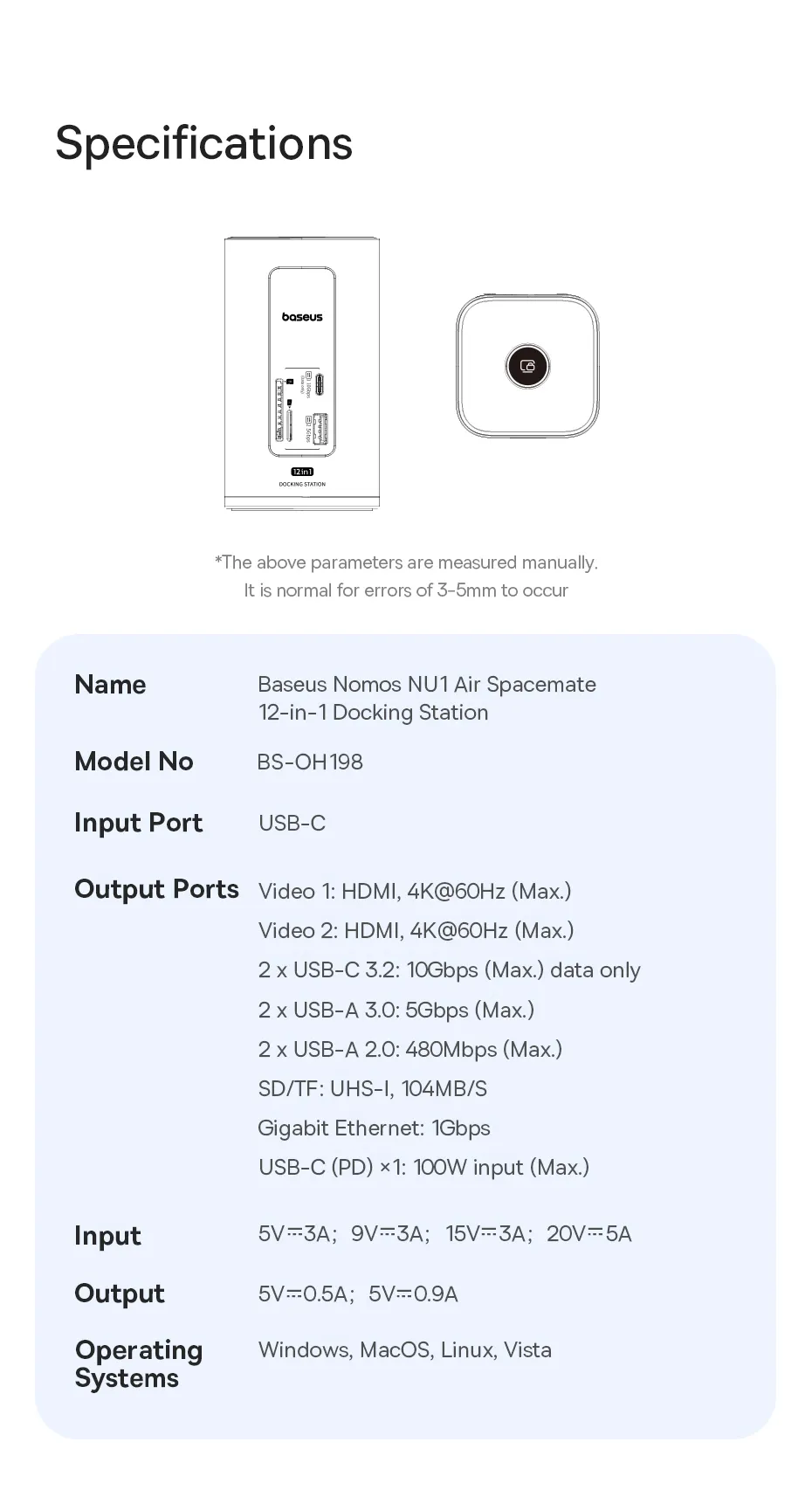 So sánh tốc độ các cổng USB trên hub Baseus NU1 Air Spacemate