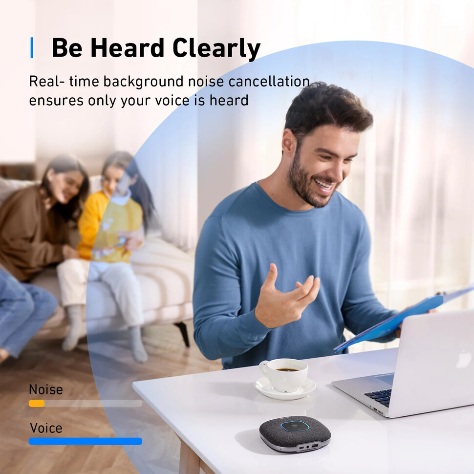 ANKER A3302 - kết nối Bluetooth ổn định, dễ dàng sử dụng cho mọi cuộc họp