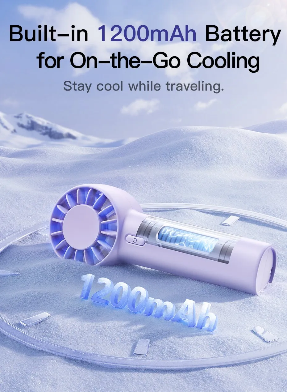 Quạt Cầm Tay Baseus GoTrip DT1 Mini phù hợp cho du lịch
