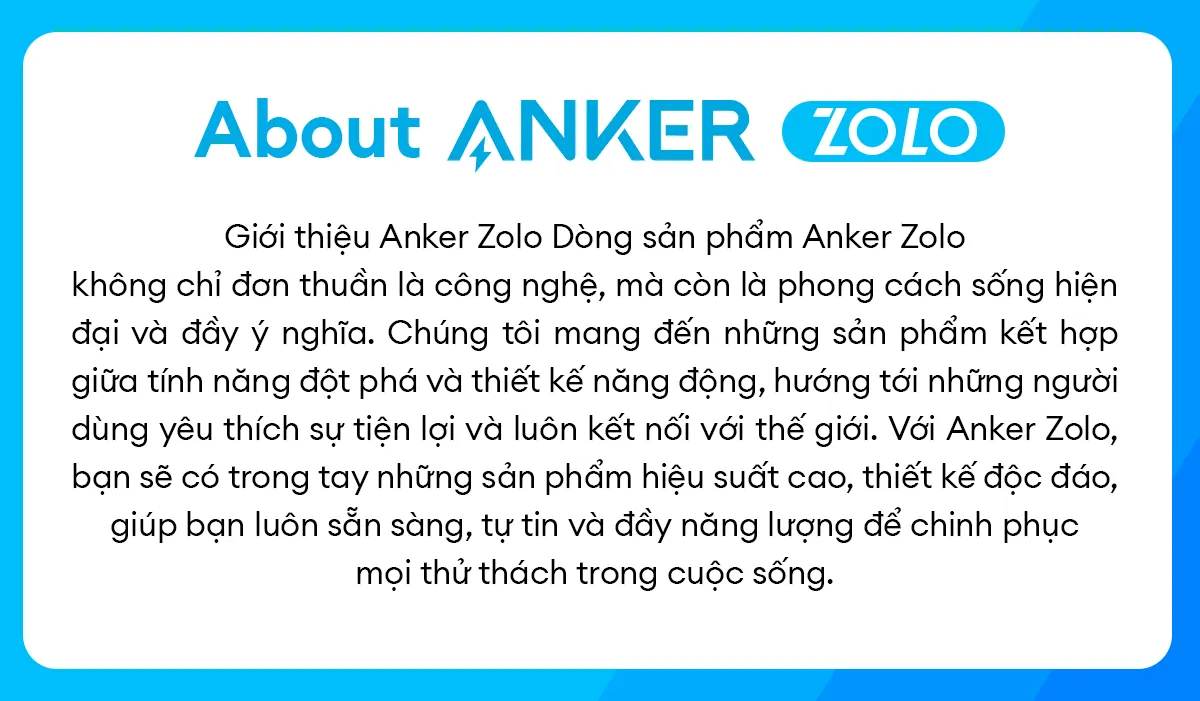 Các cổng kết nối trên pin dự phòng Anker Zolo A1680