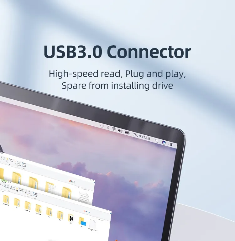 Cơ chế xoay 360 độ tiện lợi của USB USAMS ZB195