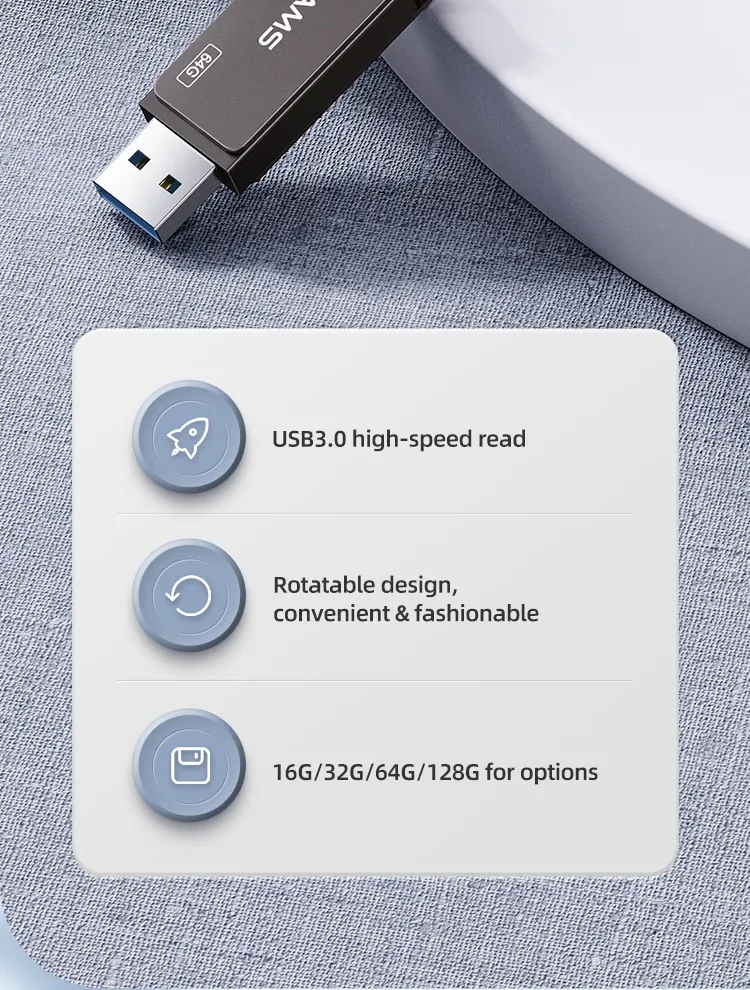 Thông tin bao bì sản phẩm USB lưu trữ dữ liệu USAMS US-ZB194 16GB