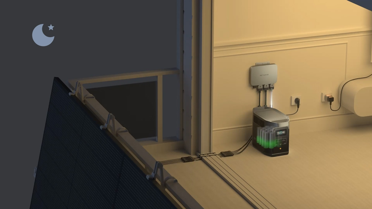 Ứng dụng EcoFlow cho phép giám sát và điều khiển hệ thống năng lượng thông minh