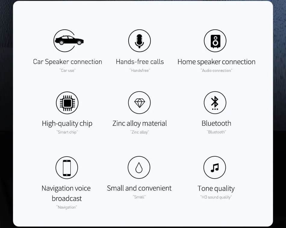 Adapter USB Bluetooth 5.0 Baseus BA01 cho xe hơi