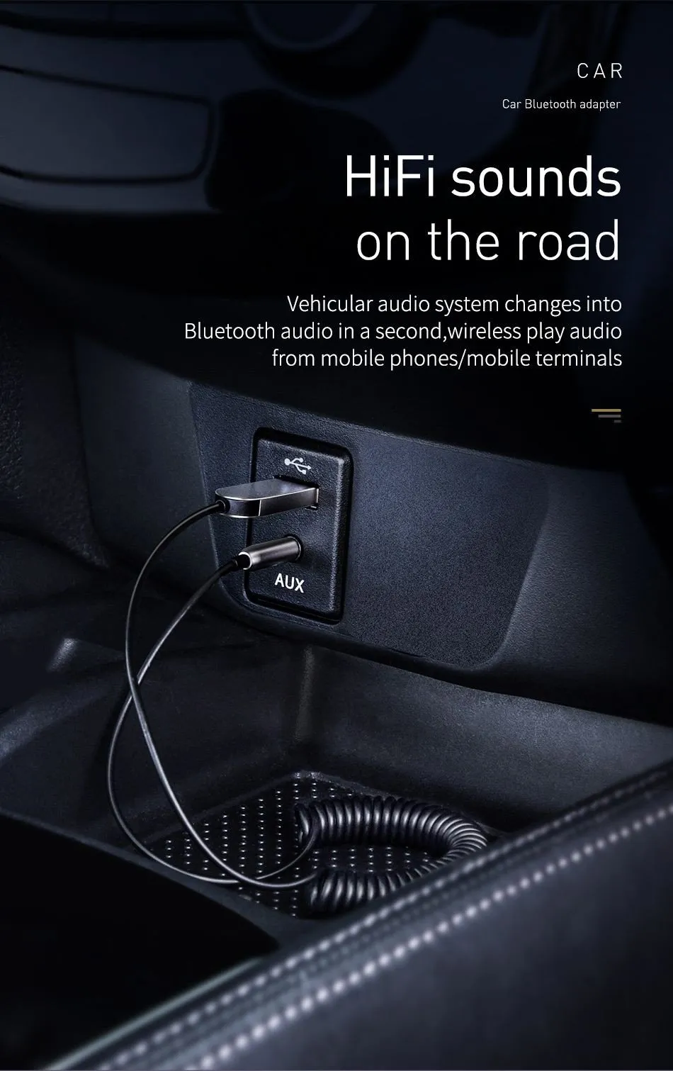 Đàm thoại rảnh tay với USB Bluetooth Baseus BA01