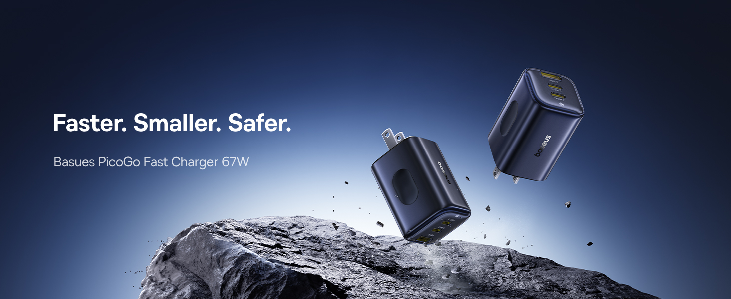 Thiết kế tổng quan củ sạc nhanh Baseus PicoGo AE11 67W