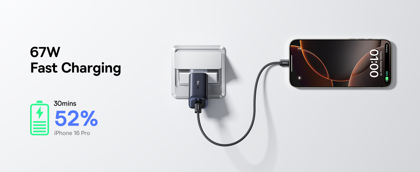 Công nghệ GaN6 Pro giúp củ sạc Baseus PicoGo AE11 nhỏ gọn