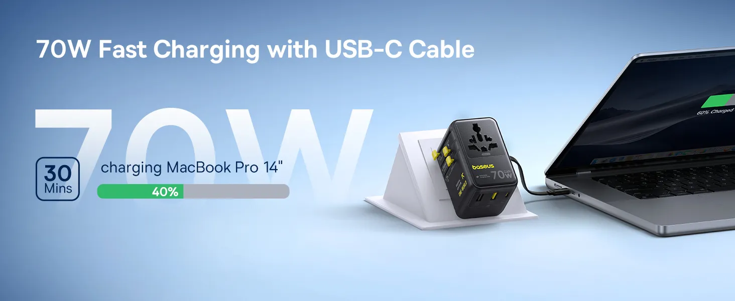 Củ sạc du lịch Baseus EnerCore CG11 70W – ảnh 06