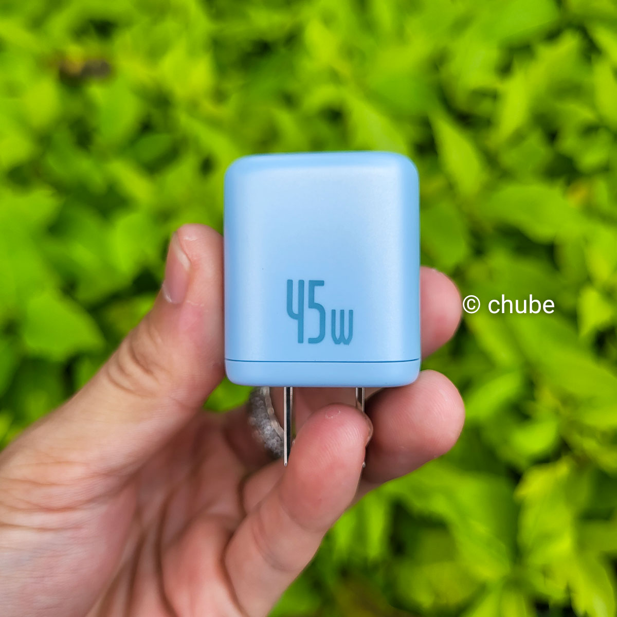 Củ sạc Baseus PicoGo GaN 1C 45 W – cận cảnh cổng sạc