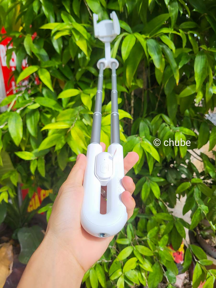 Gậy selfie từ tính Baseus TechShot Series Dual Support Phone – màu sắc và chi tiết thân gậy