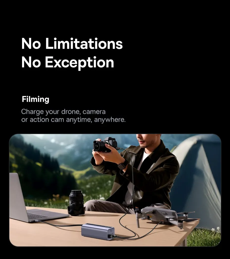 Khả năng sạc đầy pin nhanh chóng của sạc dự phòng 20000mAh Baseus