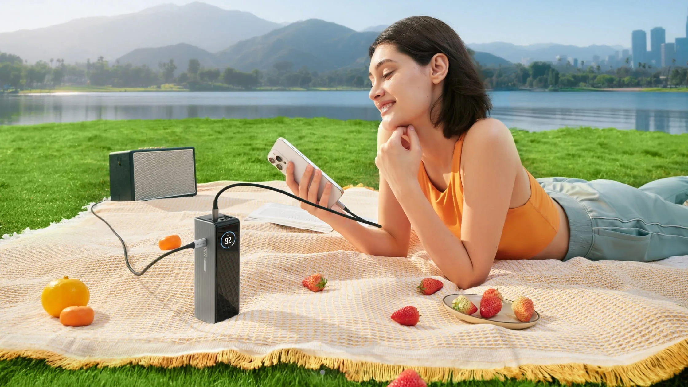 So sánh kích thước nhỏ gọn của pin sạc dự phòng EcoFlow RAPID