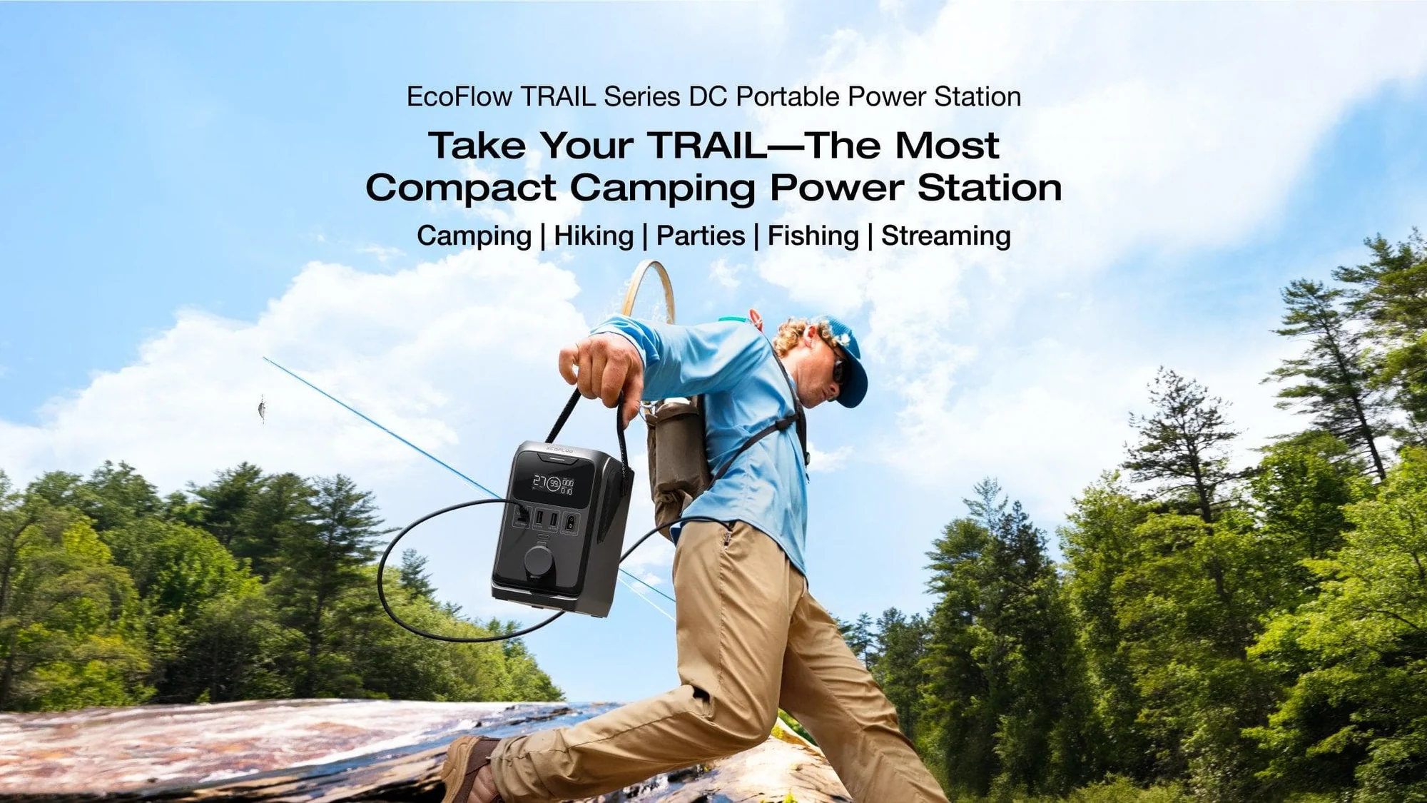 Trạm sạc di động EcoFlow Trail 300 DC thiết kế nhỏ gọn