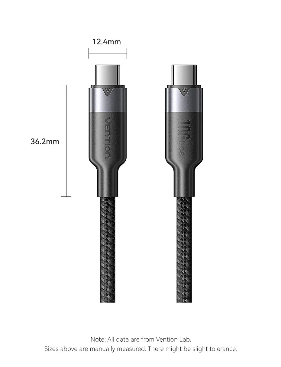 Bao bì đóng gói sản phẩm cáp VENTION USB 3.2 Gen2 TRG