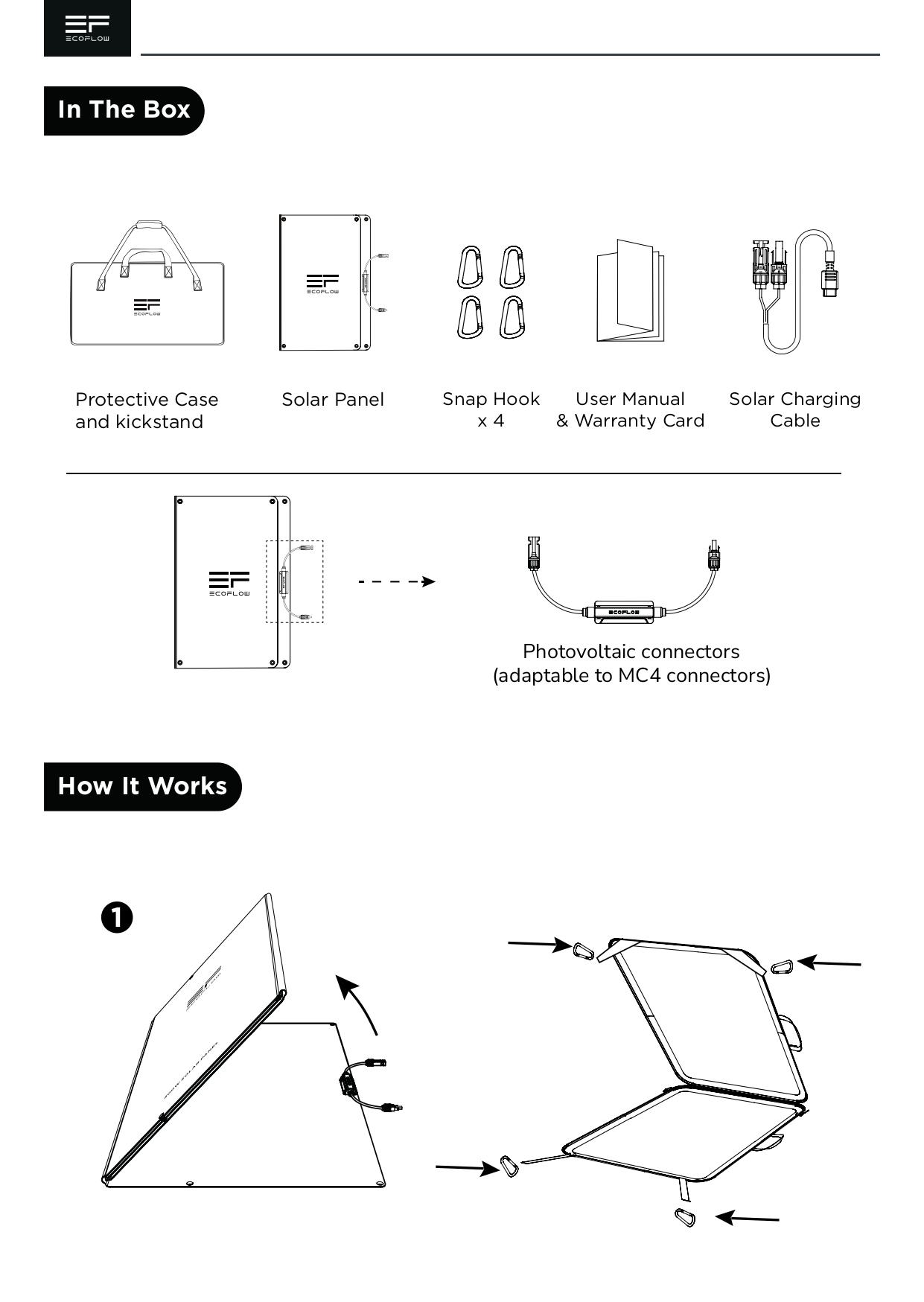 Hướng dẫn sử dụng tấm pin năng lượng mặt trời EcoFlow 400W - hình 1