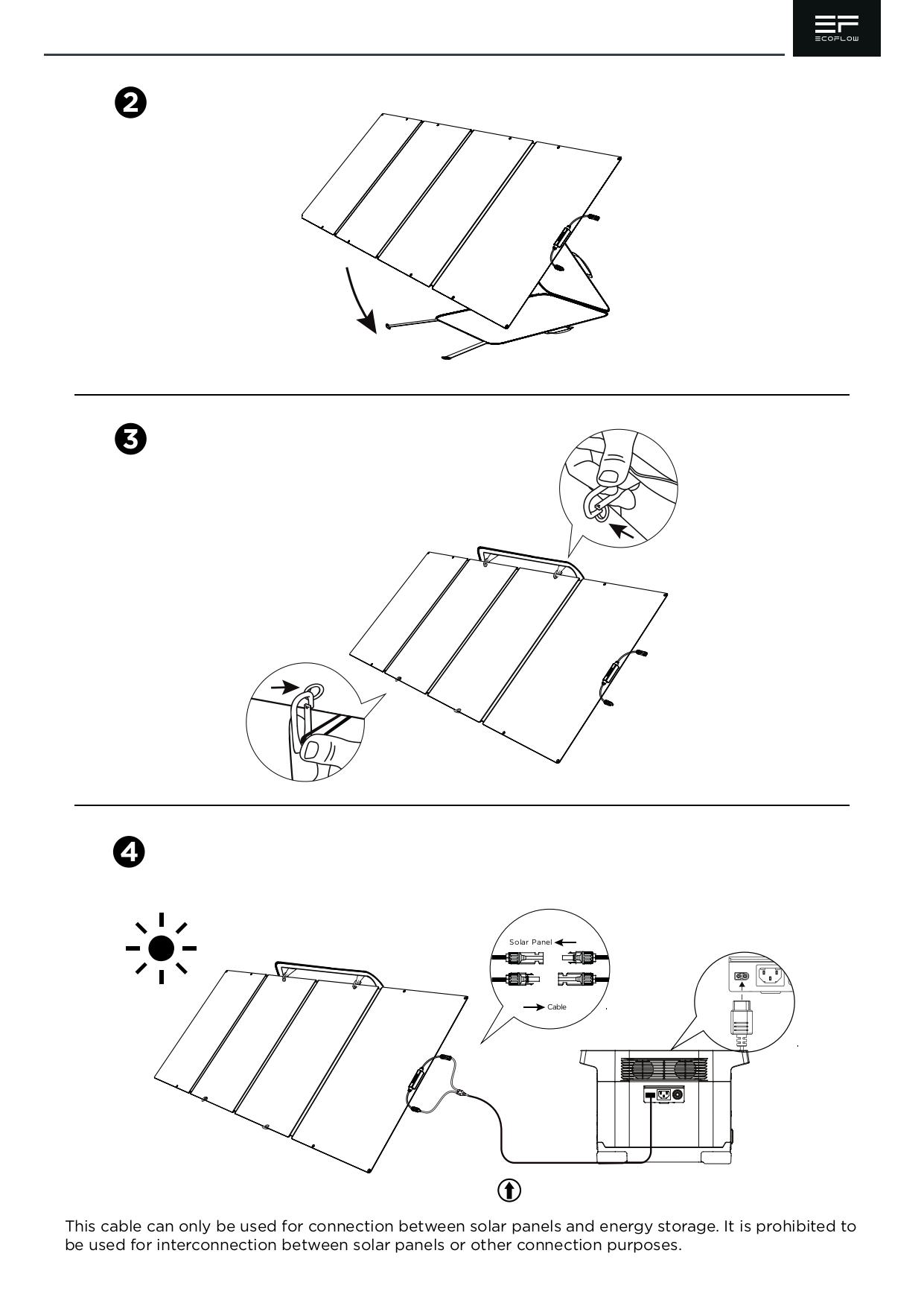 Hướng dẫn lắp đặt và kết nối tấm pin năng lượng mặt trời EcoFlow 400W