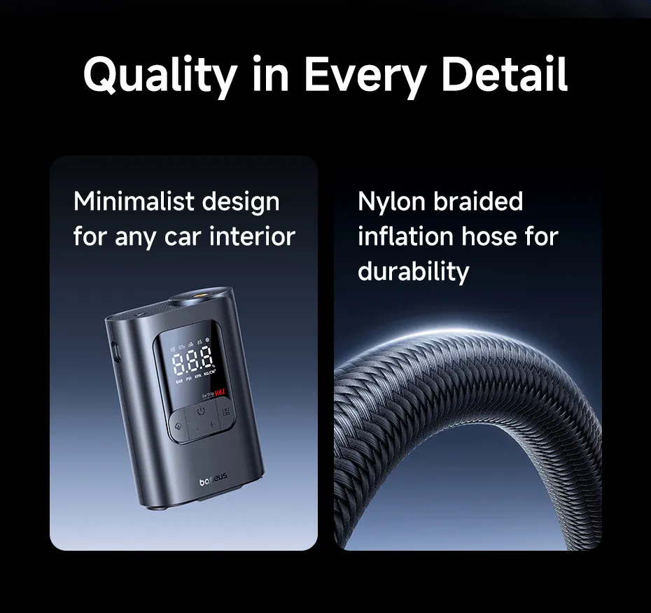 Hình ảnh sản phẩm bơm lốp Baseus GoTrip VA1 Max