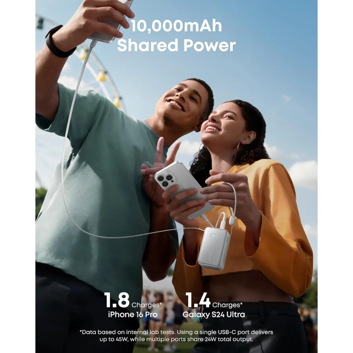 Anker Nano A1638 hỗ trợ sạc nhanh 45W cho các thiết bị