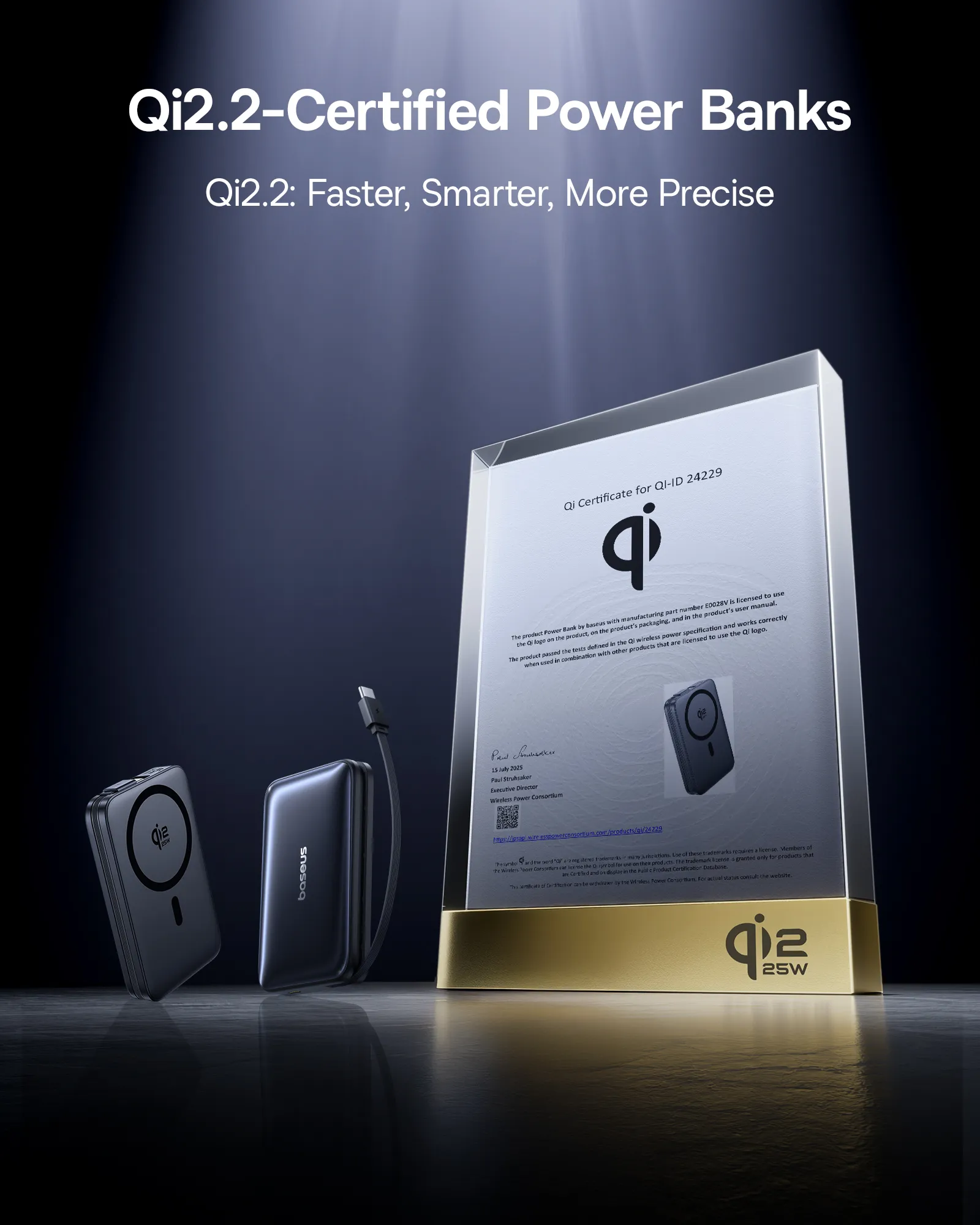 Tính năng sạc không dây 25W trên pin dự phòng Baseus PicoGo AM61