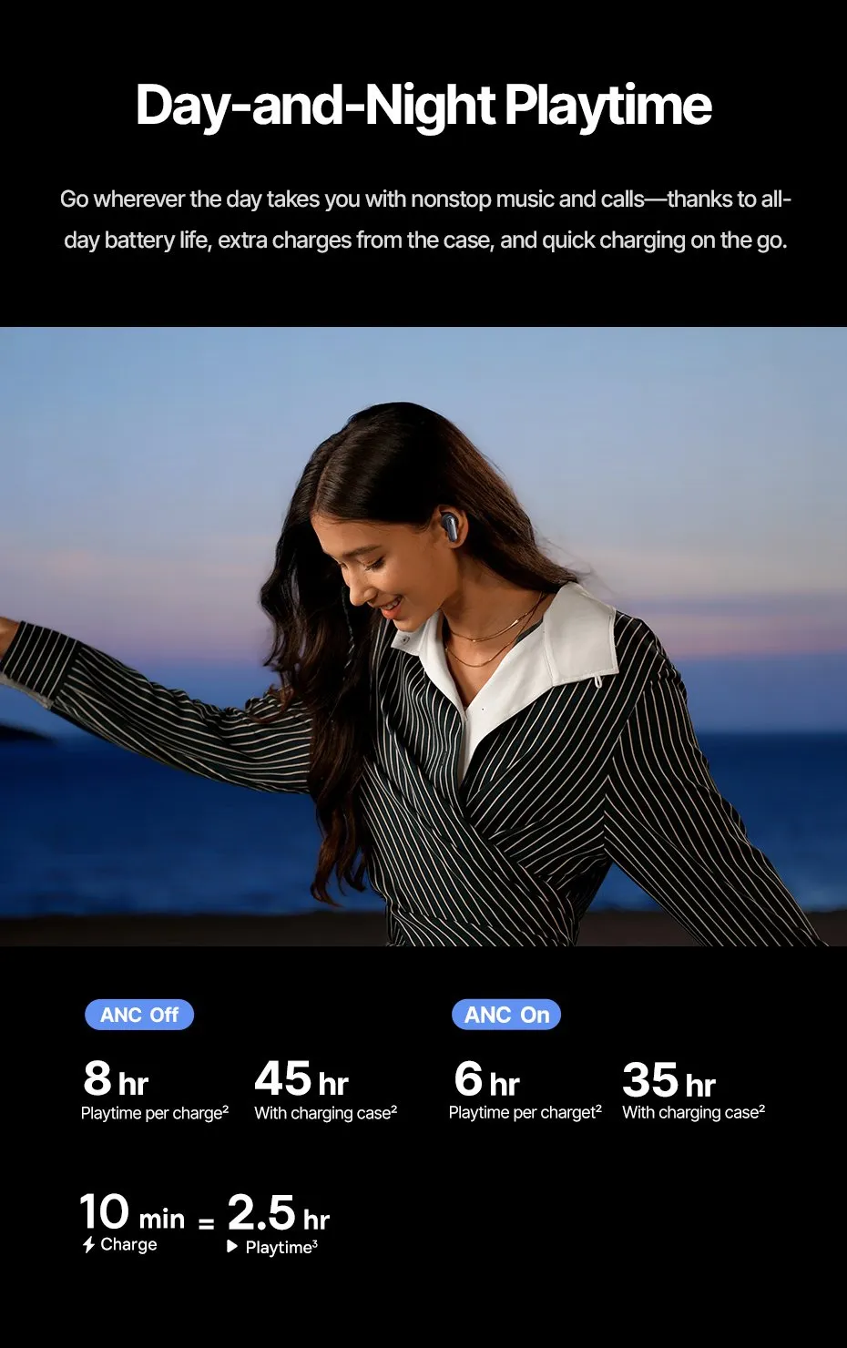 Hộp sạc nhỏ gọn và tiện lợi của Baseus Inspire XP1 dễ dàng mang theo