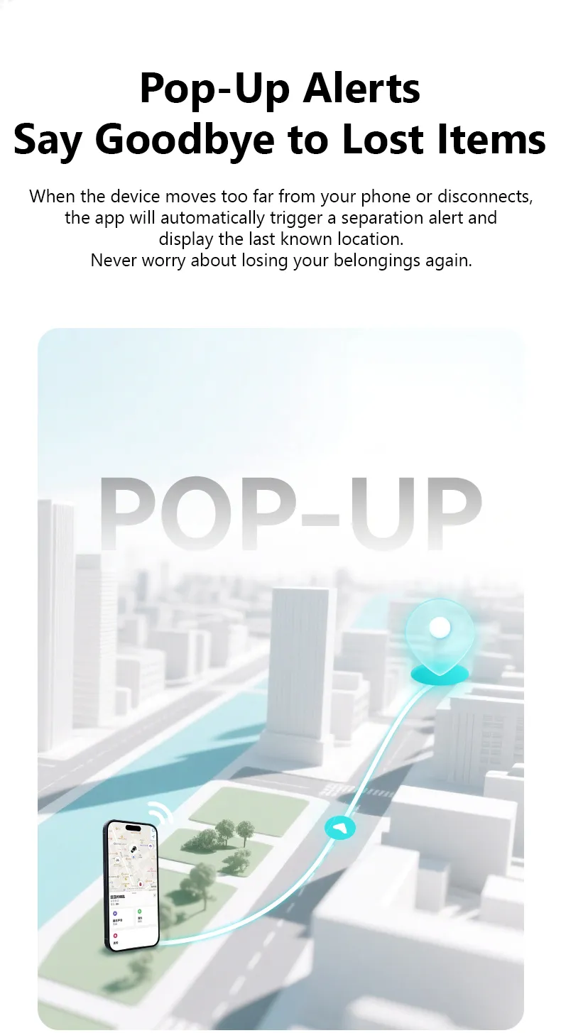 Thẻ định vị thông minh USAMS ZB353 tương thích Apple Find My
