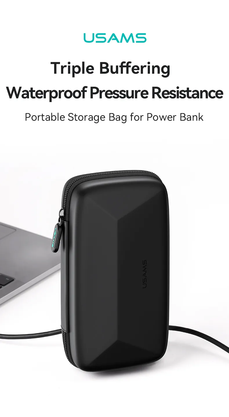 Lớp lót chống sốc dày dặn của hộp đựng phụ kiện