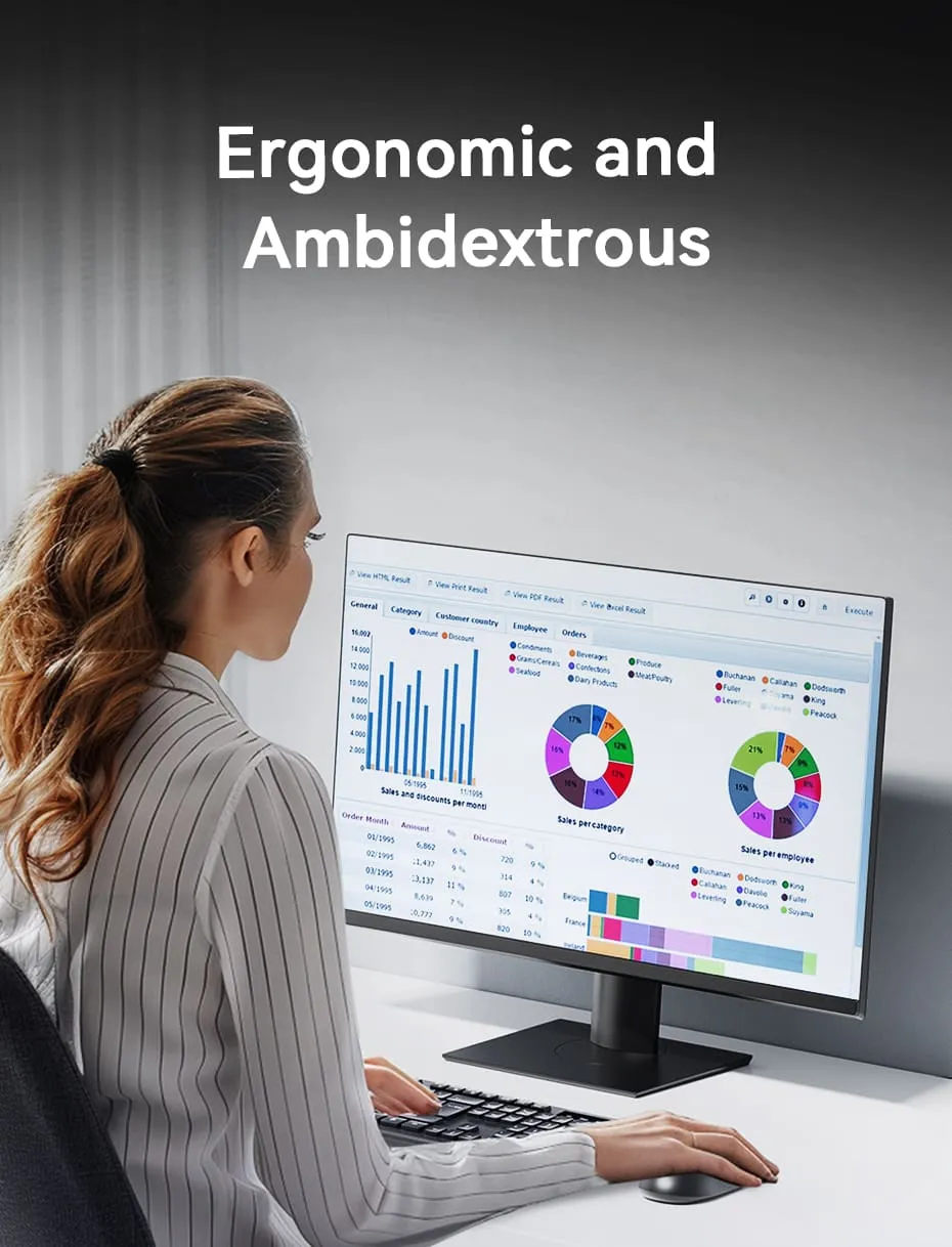 Chuột VENTION KTB 1200 DPI thiết kế đối xứng 3 nút - 03