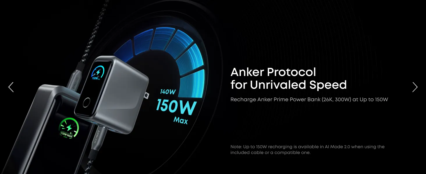 Cận cảnh các cổng USB-C trên ANKER Prime 160W A2687 tích hợp công nghệ mới