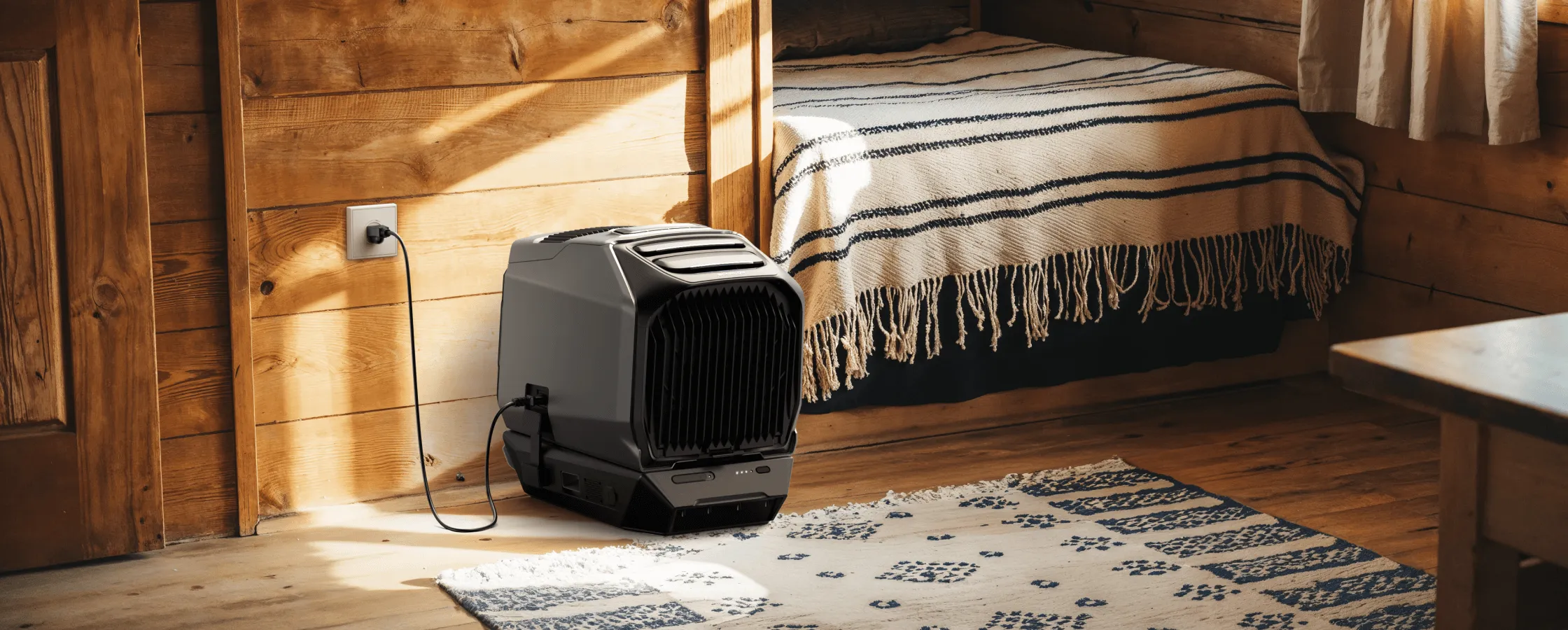 EcoFlow Wave 3 dễ dàng kết nối với pin EcoFlow Delta hoặc River