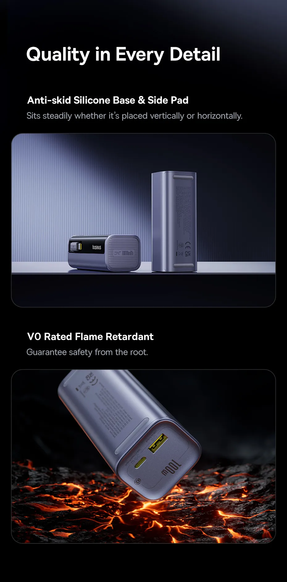 Pin Baseus GR11 tương thích nhiều thiết bị