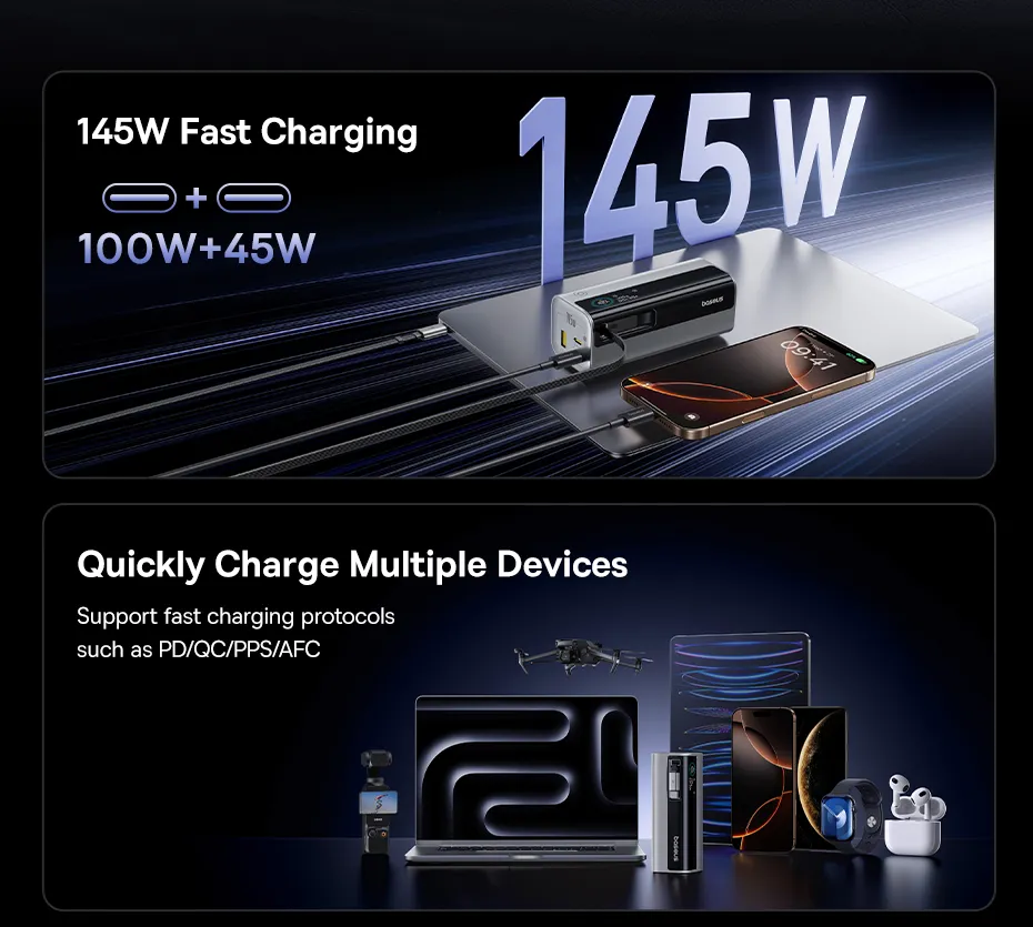 Pin dự phòng Baseus EnerGeek GR11 20000mAh 145W - hình 2